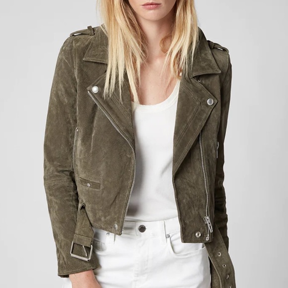 BLANK NYC Suede Moto Jacket - Picture 1 of 8